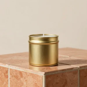 Velas Aromáticas Frasco Dorado Pack